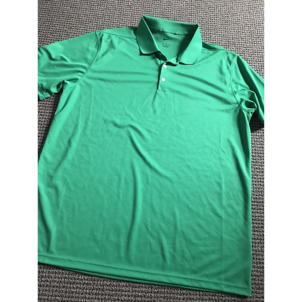Nike polo shirt xl green golf